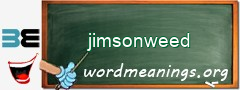 WordMeaning blackboard for jimsonweed